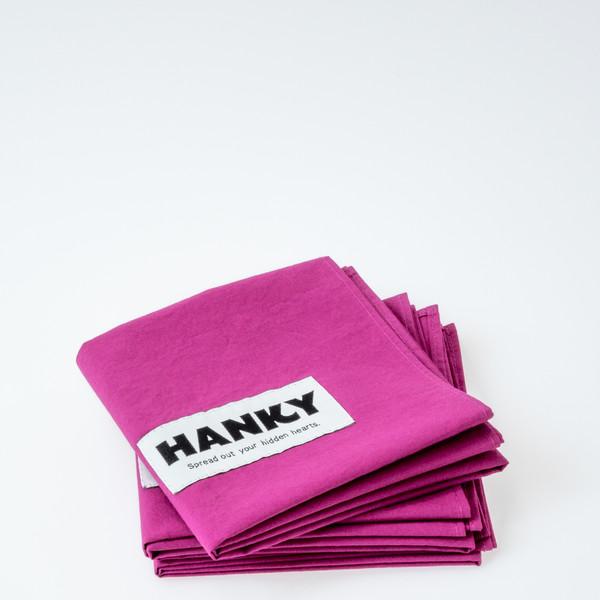 DEEP PINK HANDKERCHIEF