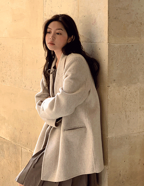 로네 더블 핸드메이드 코트(2color)