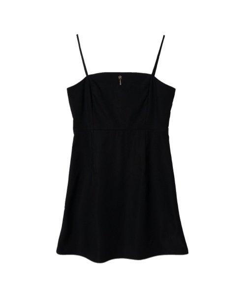 뷔스티에 미니 원피스 블랙