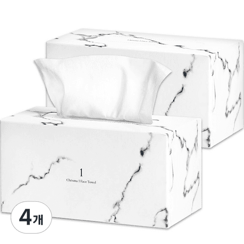 크리스마 순면 1코튼 수건대용 페이스타올, 80매입, 4개 - 화장지/티슈 | 쿠팡