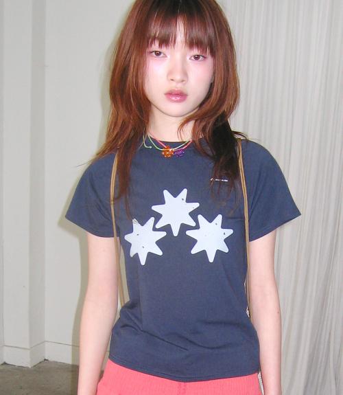 RELIGIOUS SYMBOL MINI TEE_NAVY(NG2GMFT504A)