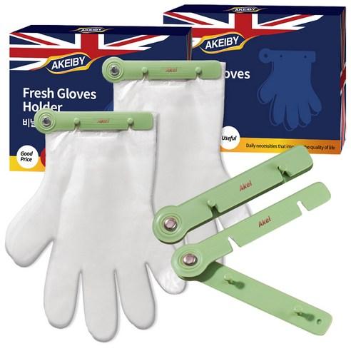 아케이바이 비닐장갑 홀더+비닐장갑 200매 그린 - 일반일회용장갑 | 쿠팡