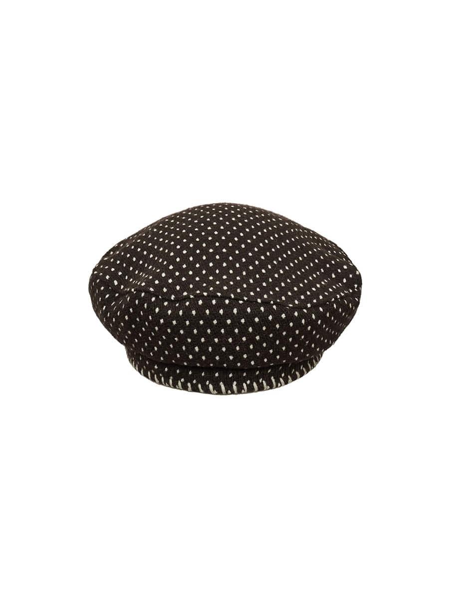 [11/01 예약배송] L14 COTTON CANDY BERET(BROWN)