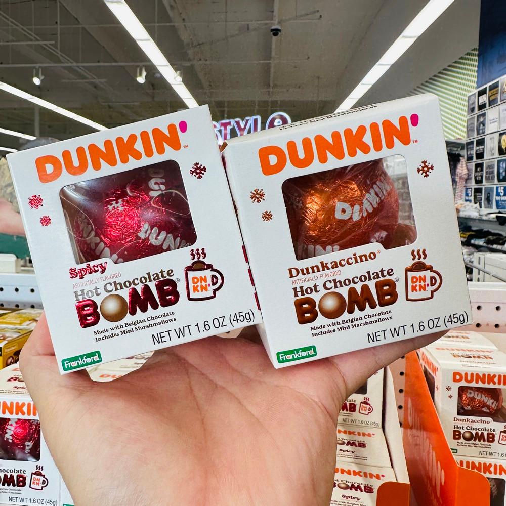 던킨도너츠 핫초콜릿밤 던카치노 크리스마스 핫초코밤 2종 어린이집선물 유치원 답례품 45g [원산지:미국]