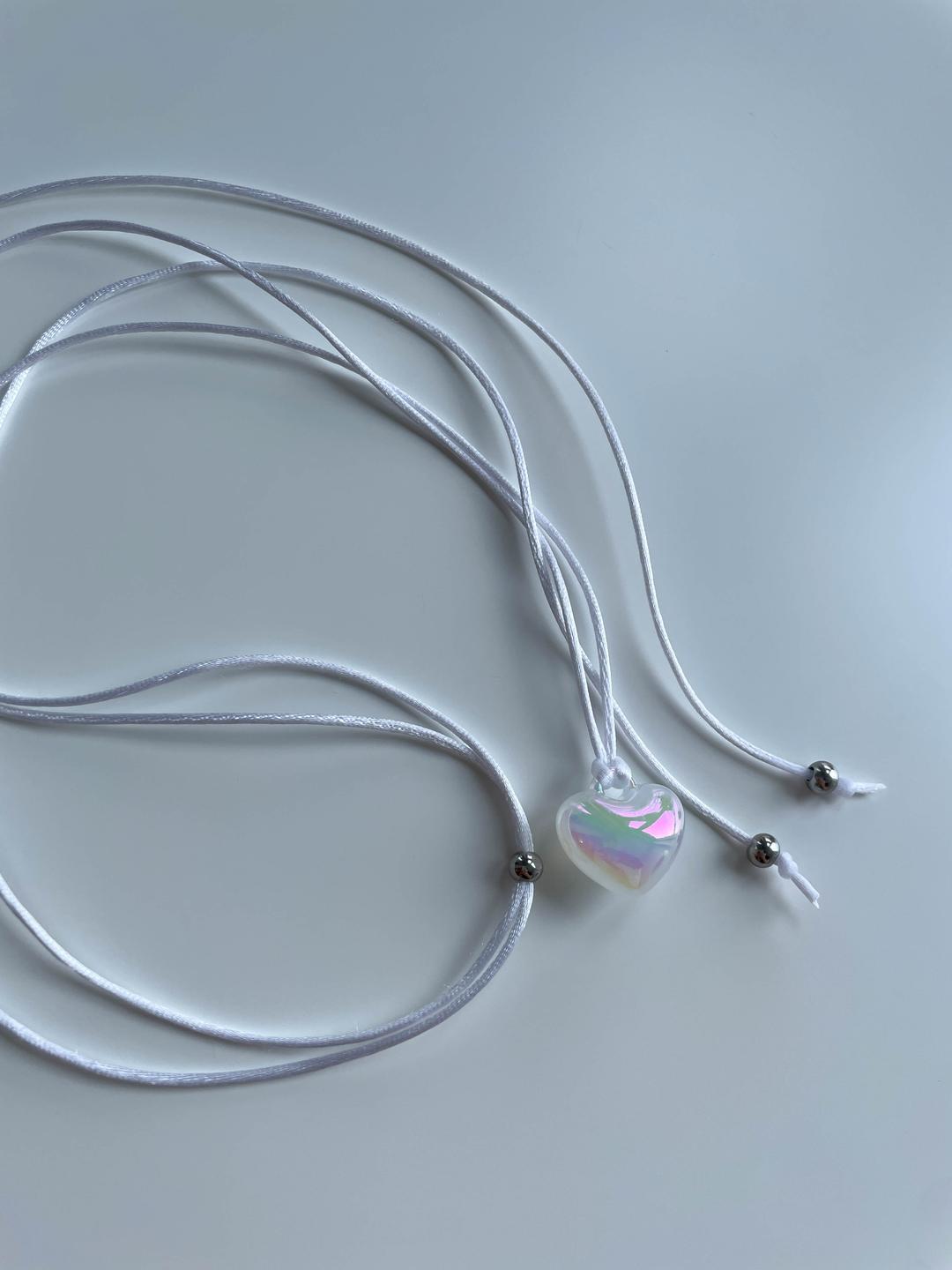 Aurora satin string necklace