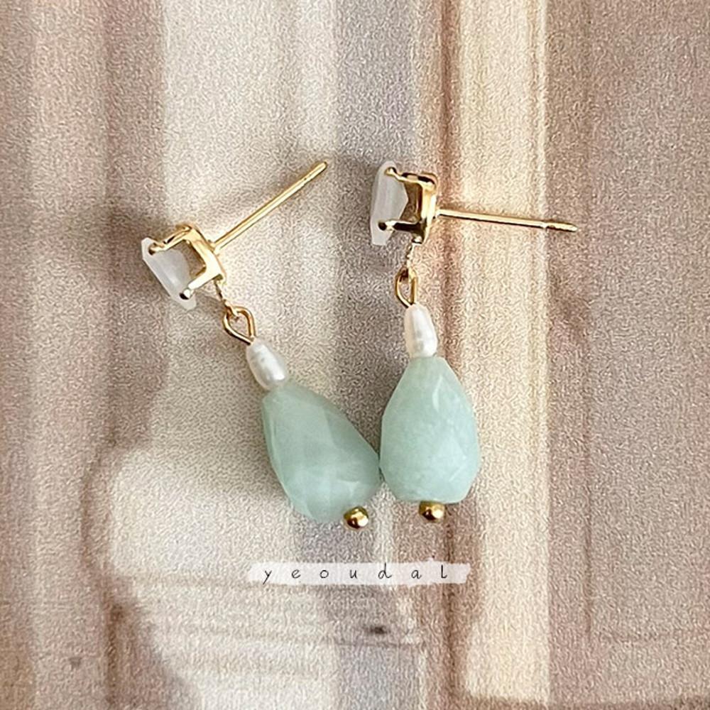 하늘빛샤귀걸이