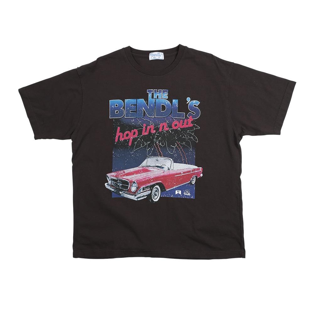 CAR TSHIRTS -FADED BROWN