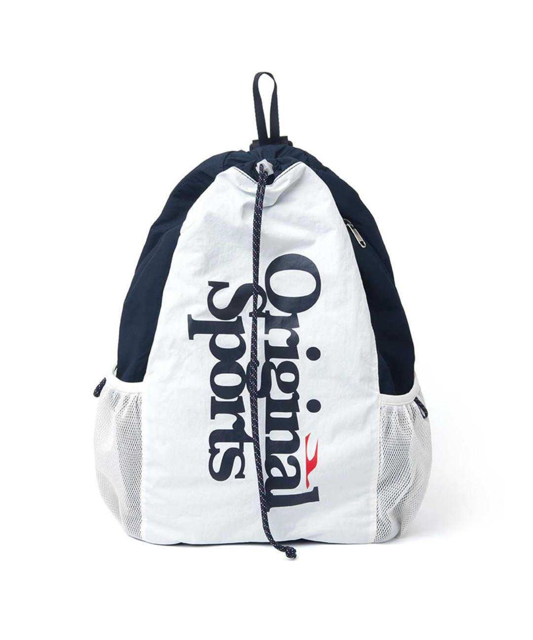 NYLON STRING BAG WHTE