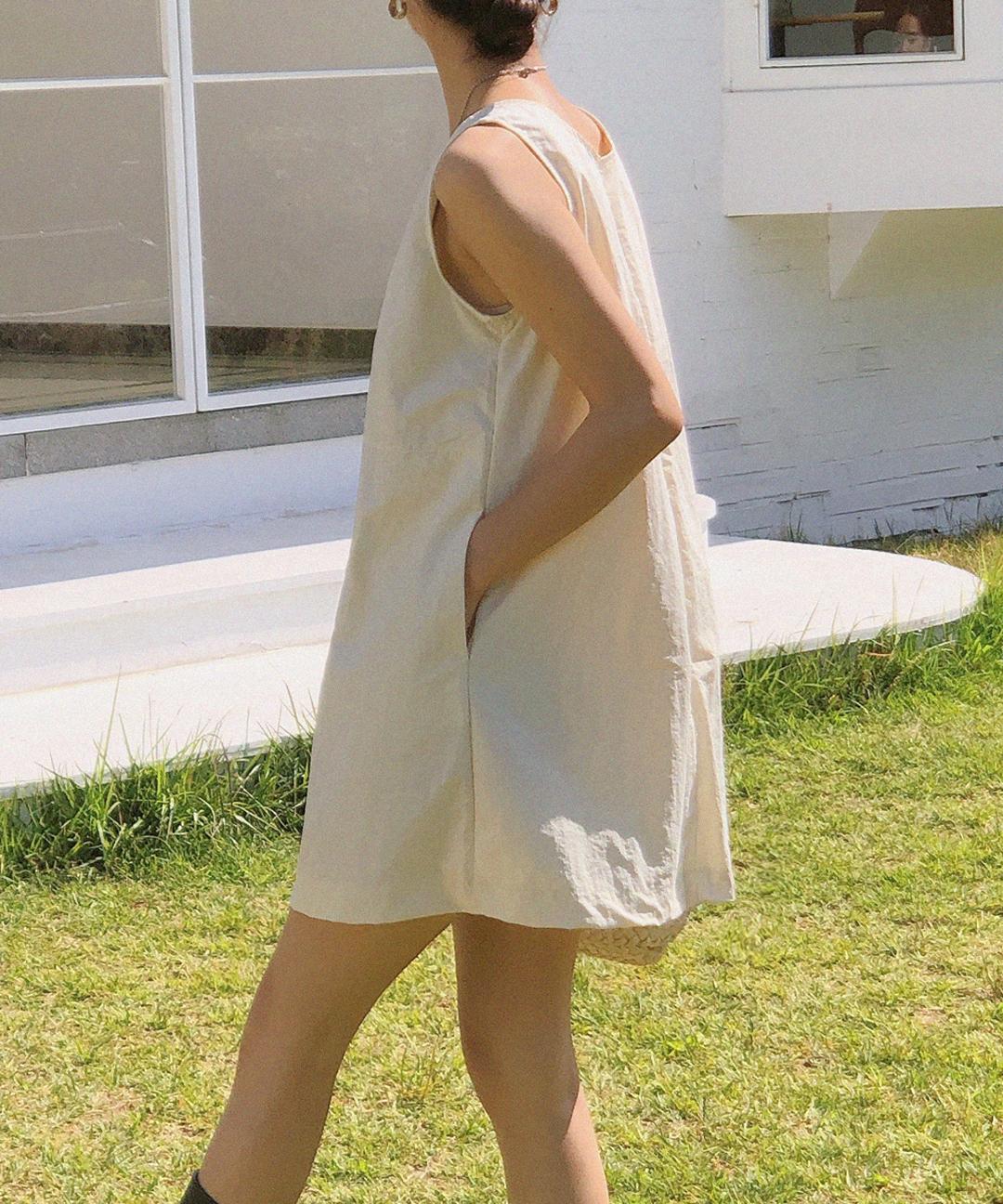 (MADE/지금출발/휴양지룩/2color) 벨 미니 원피스 (논 나시원피스 숏버젼, 구김걱정 없는 링클프리 OPS)