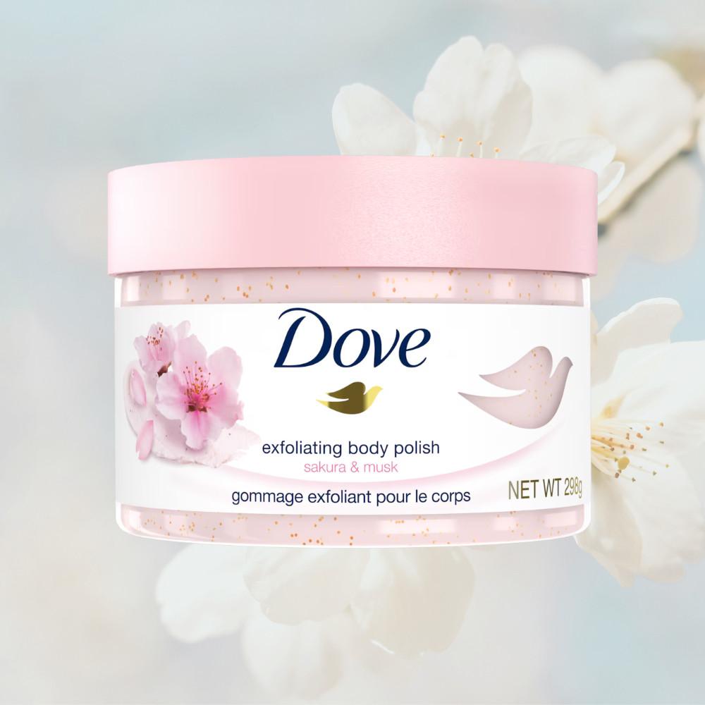 도브 DOVE 크리미 스크럽 사쿠라 & 머스크 298g , 1개