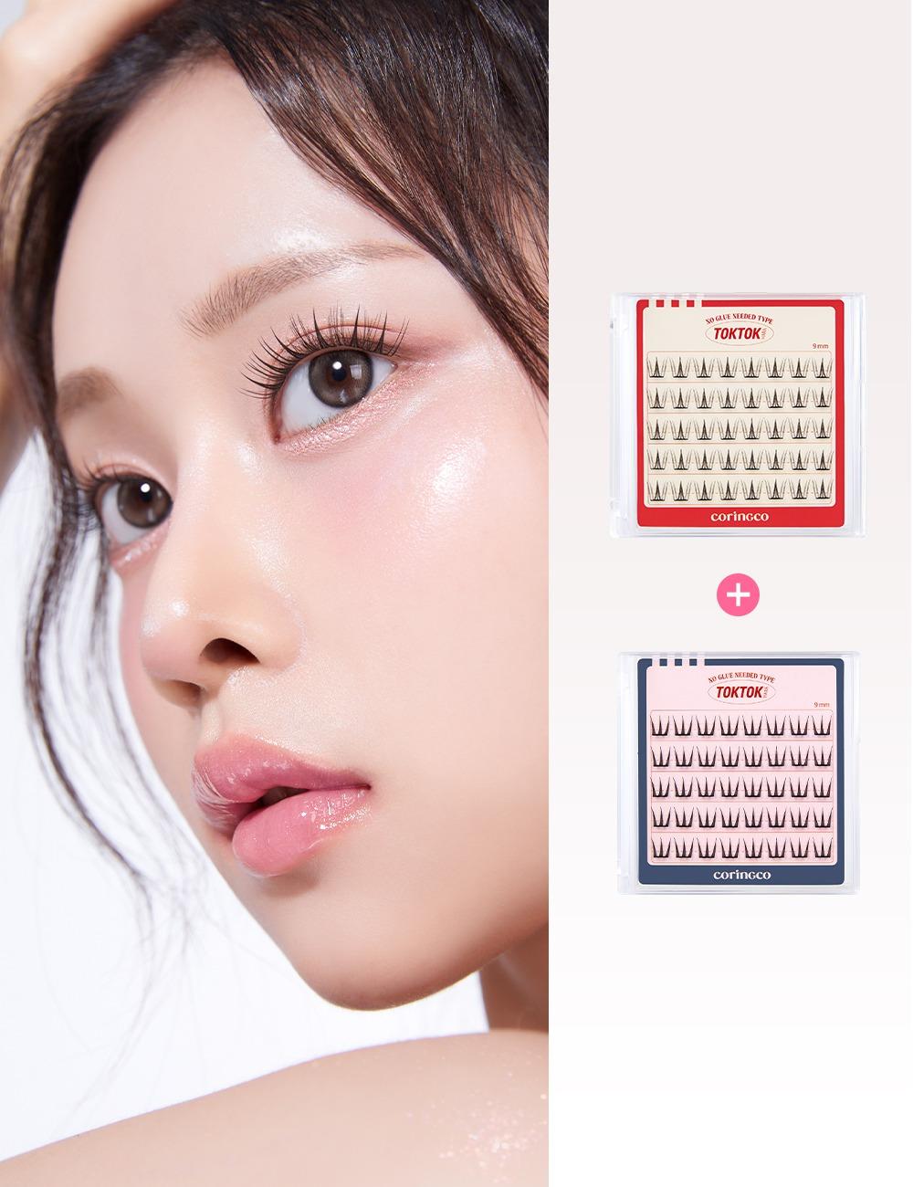 [1+1] 톡톡하라 노글루 속눈썹 (단일길이)