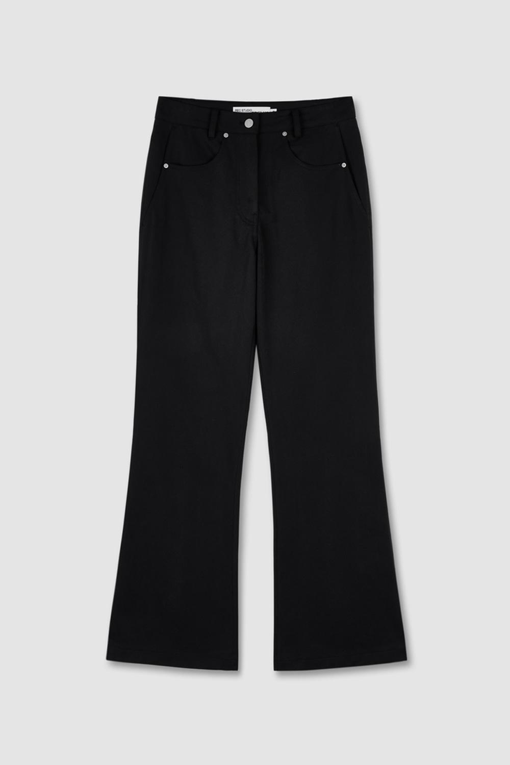 TWO POCKET PANTS - BLACK