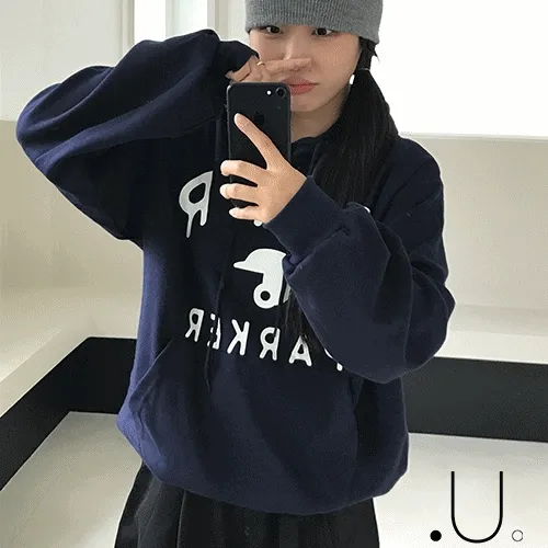 [귀여움/오버핏✨] 파커 가을 긴팔티 후드티 4color