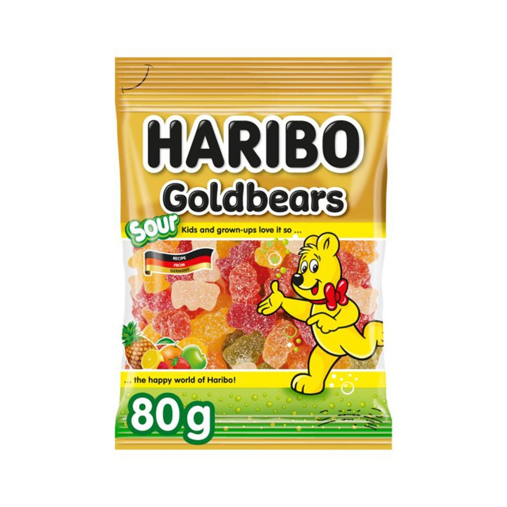 하리보 골드베어 사우어 80g [원산지:상세설명에 표시]