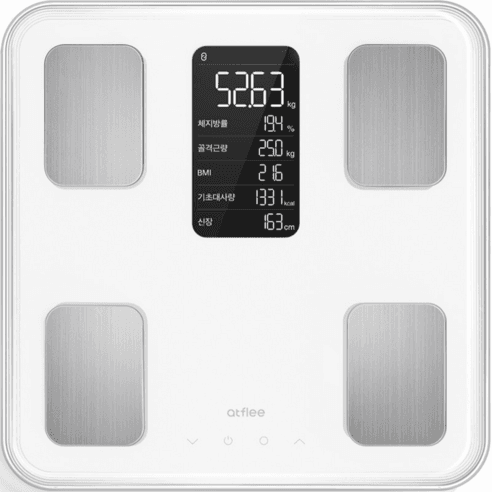 앳플리 TX 스마트 더블스마트인 바디 체중계, TX, 화이트, 1개 - 체중/체지방/신장계 | 쿠팡