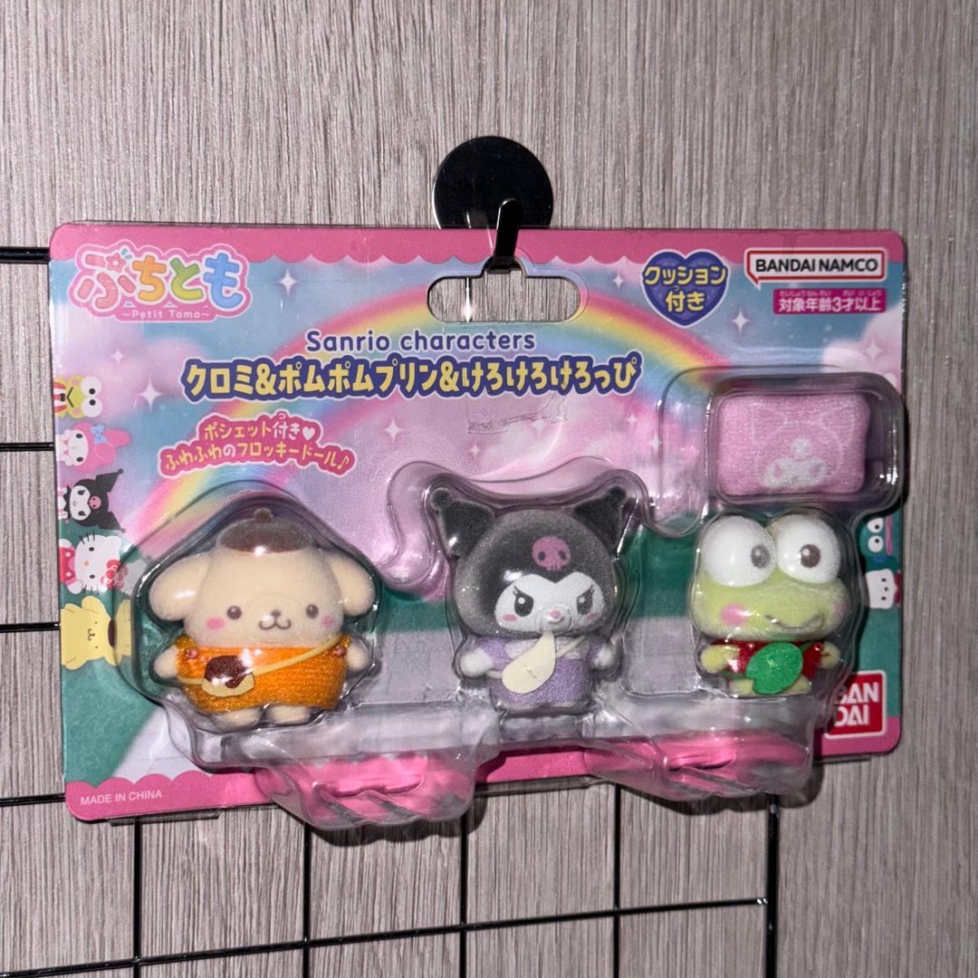 [망키야] 산리오 캐릭터즈 푸치토모 폼폼푸린 쿠로미 케로피 세트