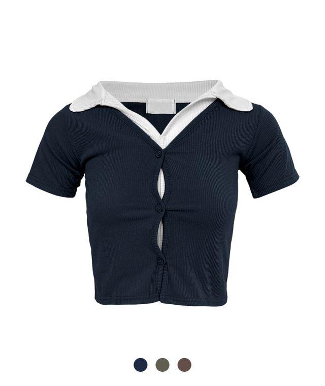 윈디 페이크 더블 티셔츠