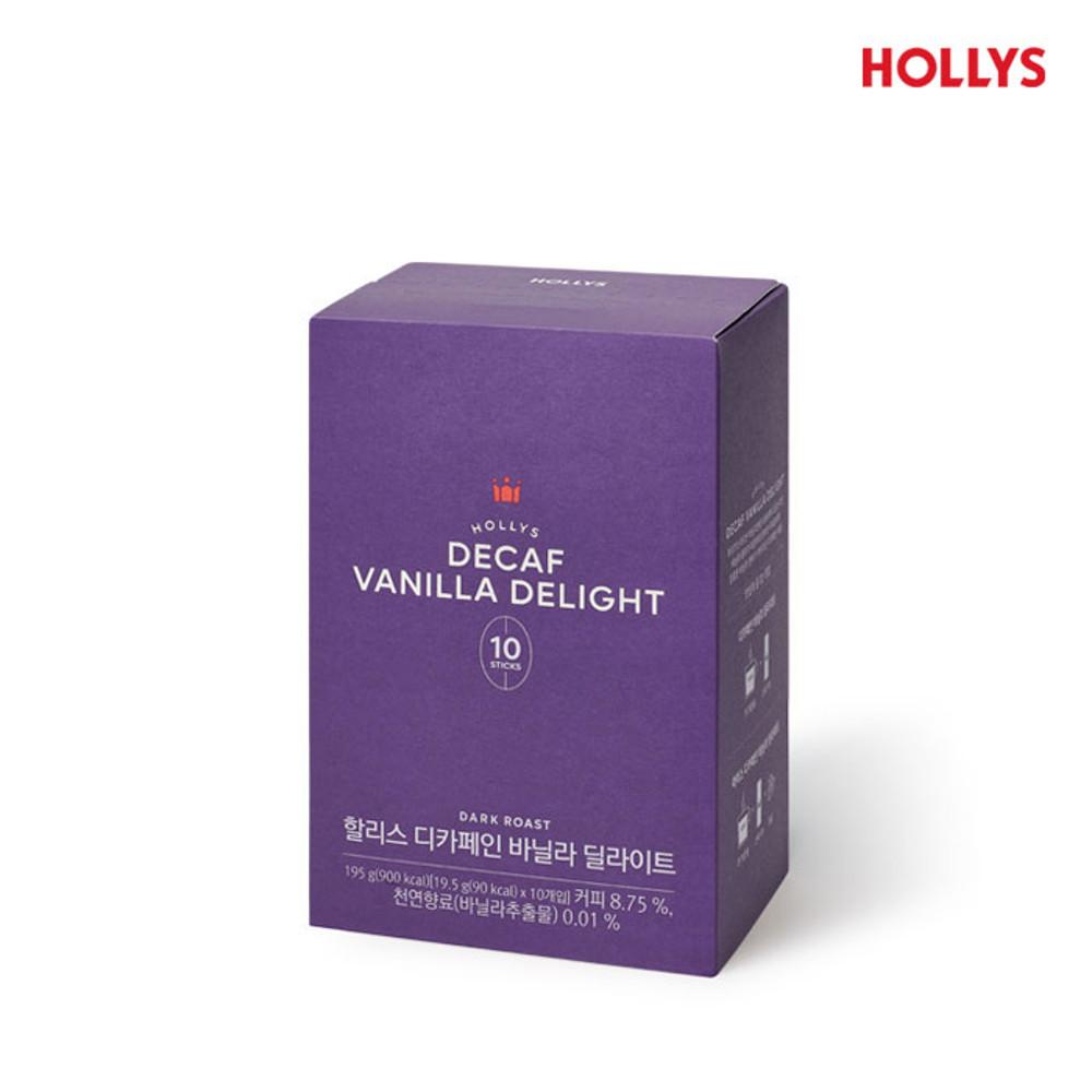 [할리스] 디카페인 바닐라딜라이트 스틱커피 10T