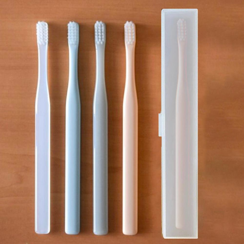 무인양품 무지 휴대용 여행용 세면 칫솔 4색 세트 칫솔통 칫솔 케이스