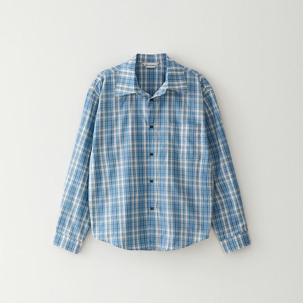 Bluesf formal checkered shirt - Light blue [03/27 예약배송]