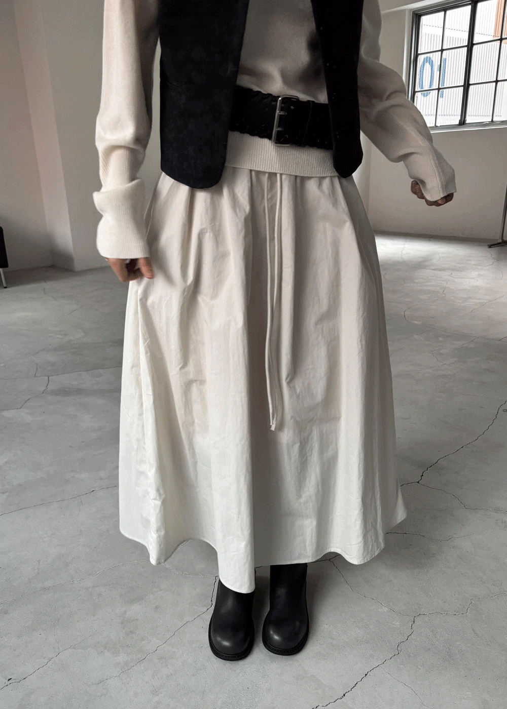 Ooah banding flare skirt