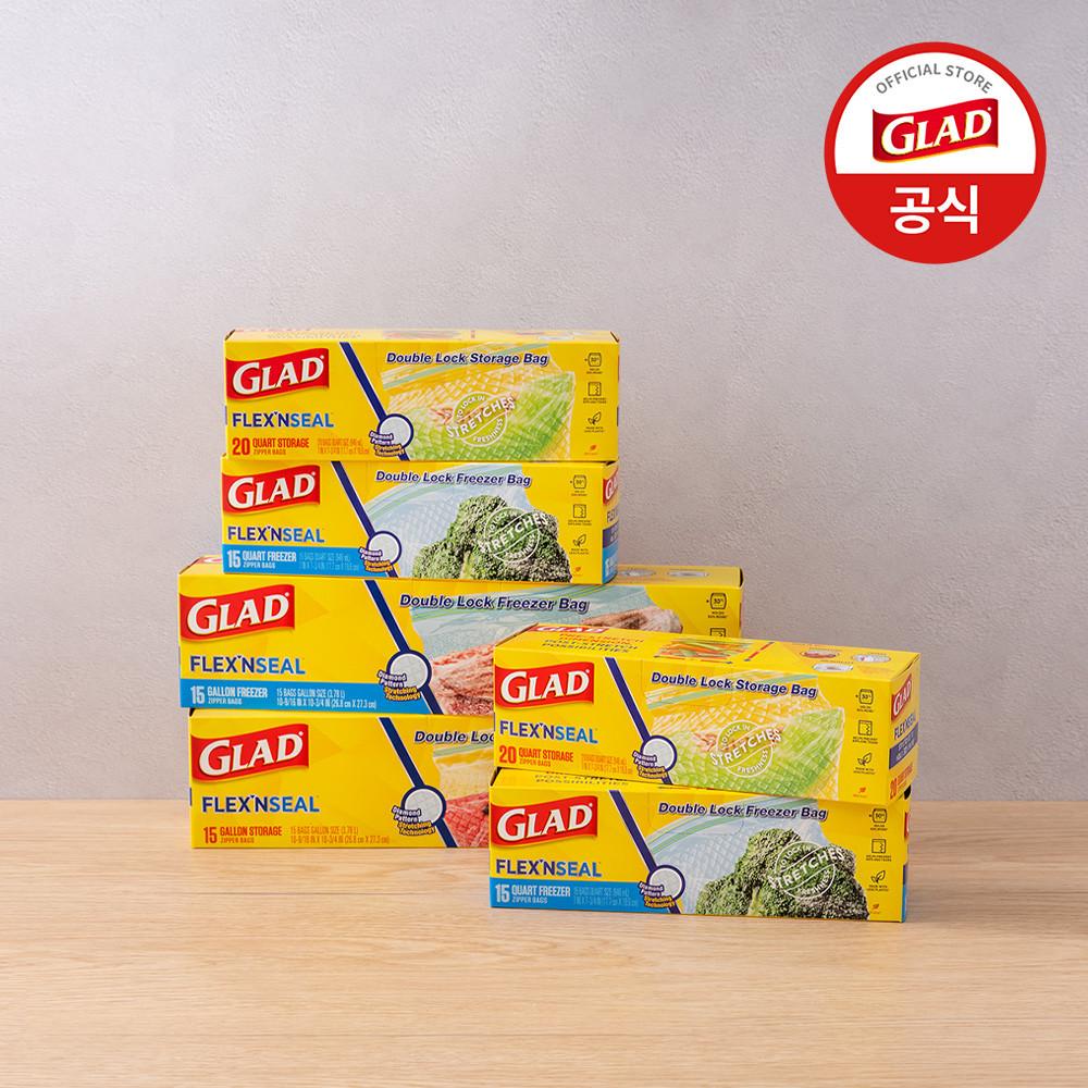 늘어나는 매직백 중대형 혼합 6개 세트 (총 100매 구성)