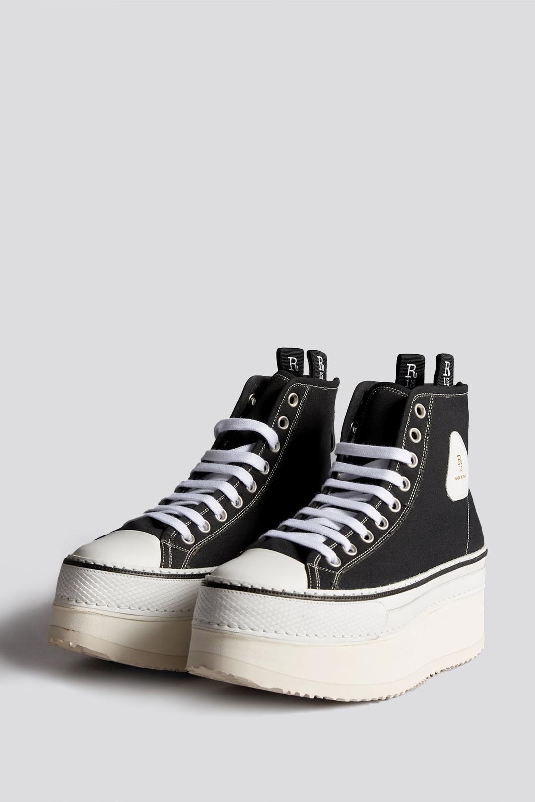 COURTNEY PLATFORM HIGH TOP SNEAKER - BLACK - BLACK / 35 / R13S0071