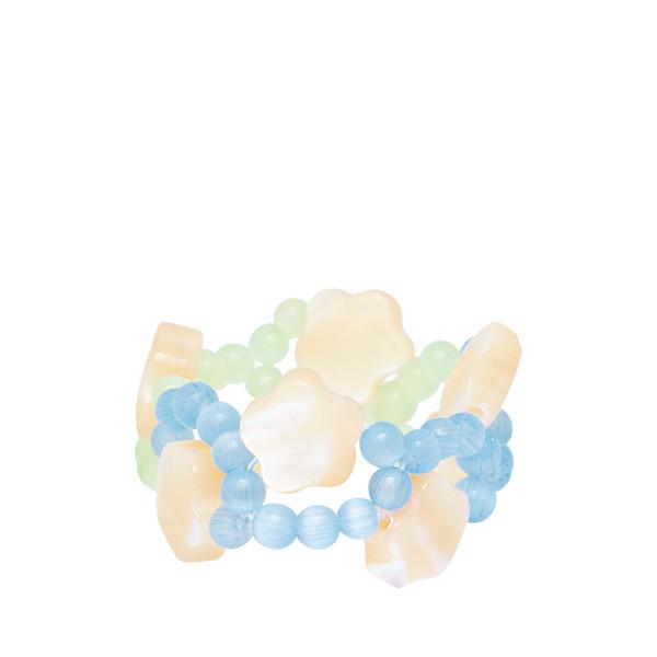 Half Beads Ring (Mint&Blue)