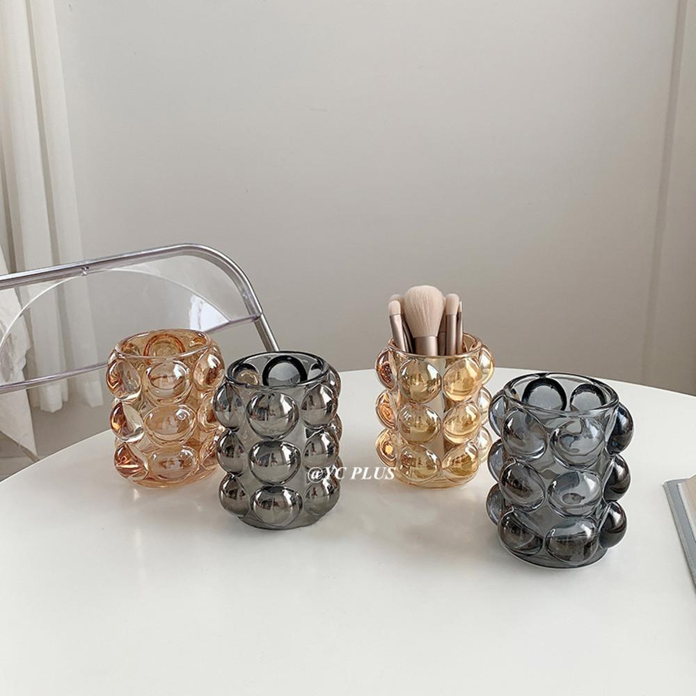 블링 유리 연필 브러쉬 꽂이 인테리어 화장품 정리 소품 디퓨져통