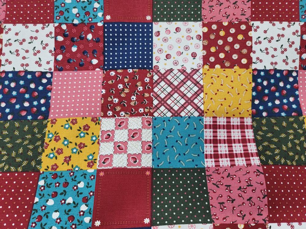 원단쇼핑몰 면 옥스포드 소폭-로렌 패치워크(멀티)