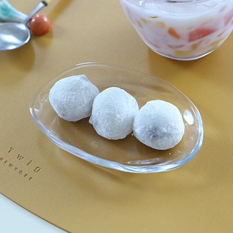 아데리아 테비네리 유리 미니 접시 타원 트레이