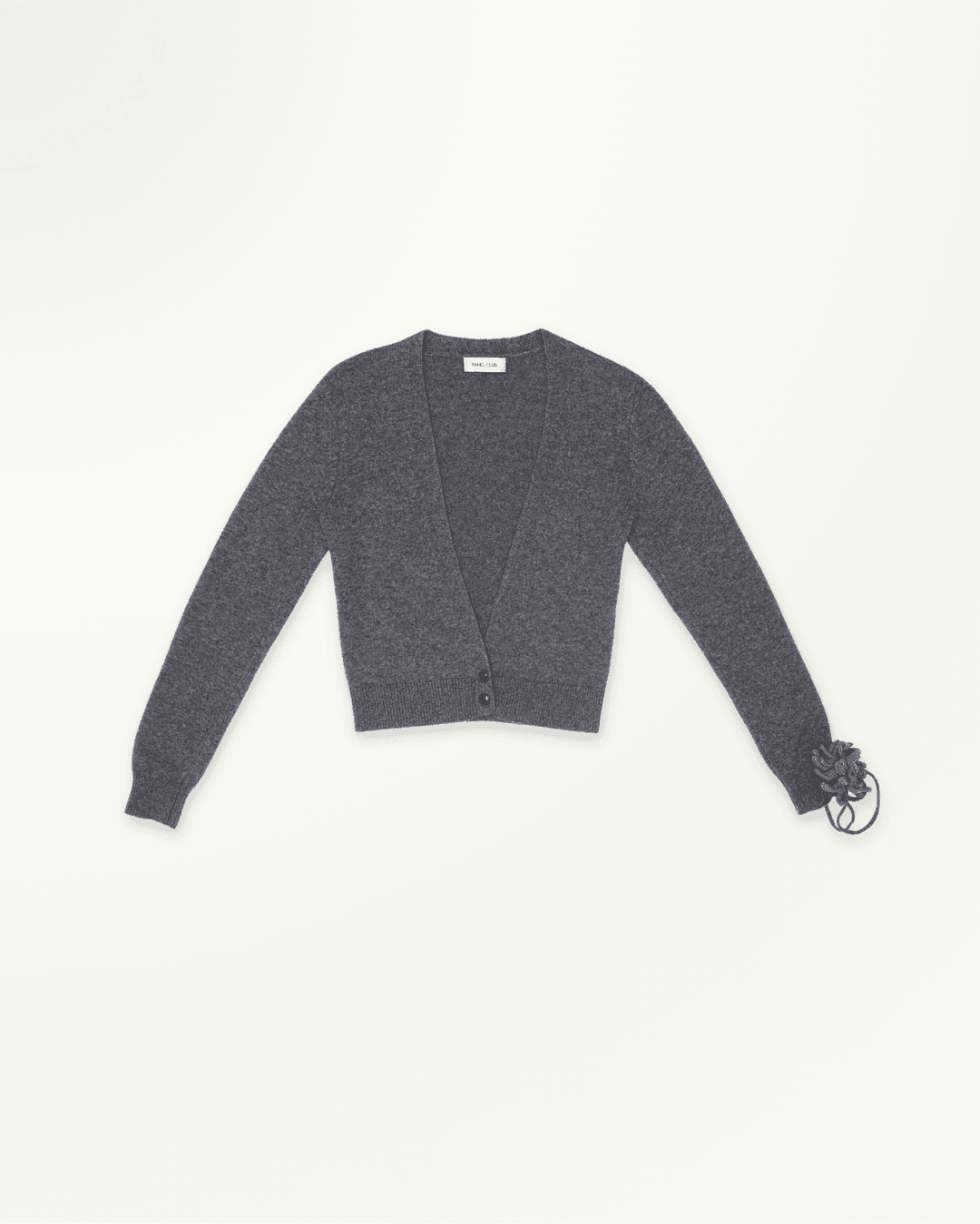 Fingerpull Wool Cardigan — Fancì Club