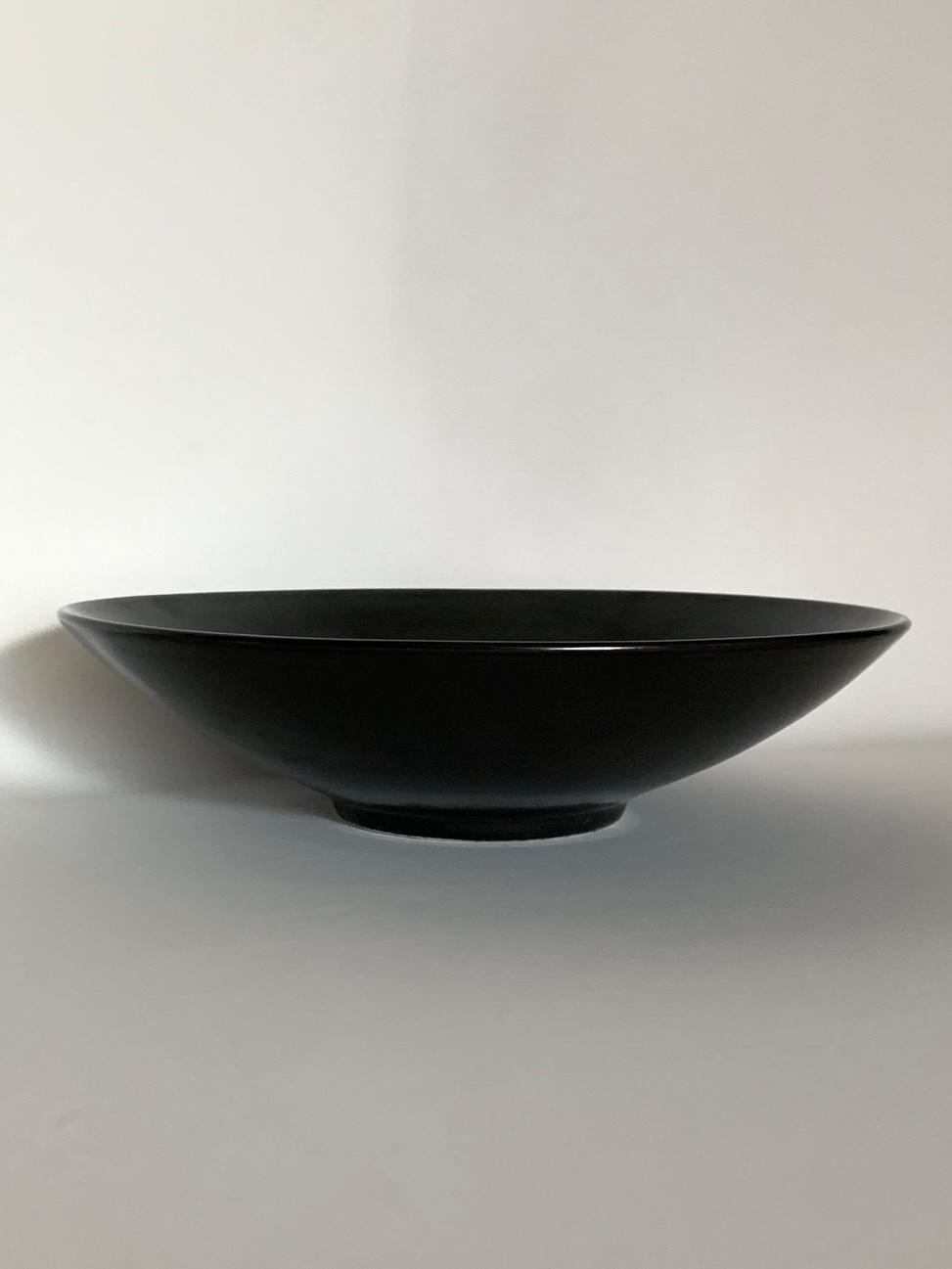 Black Ceramic Bowl