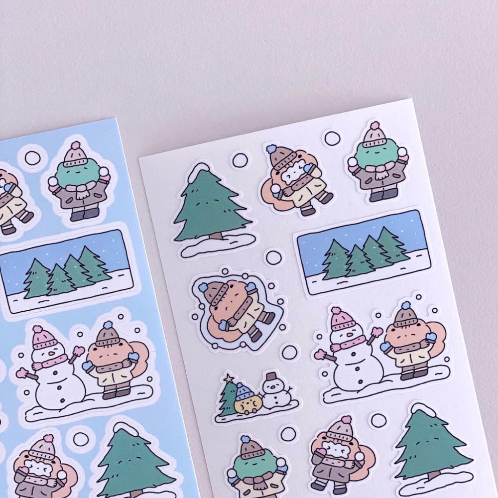 [포포숲] 렛잇스노우 스티커