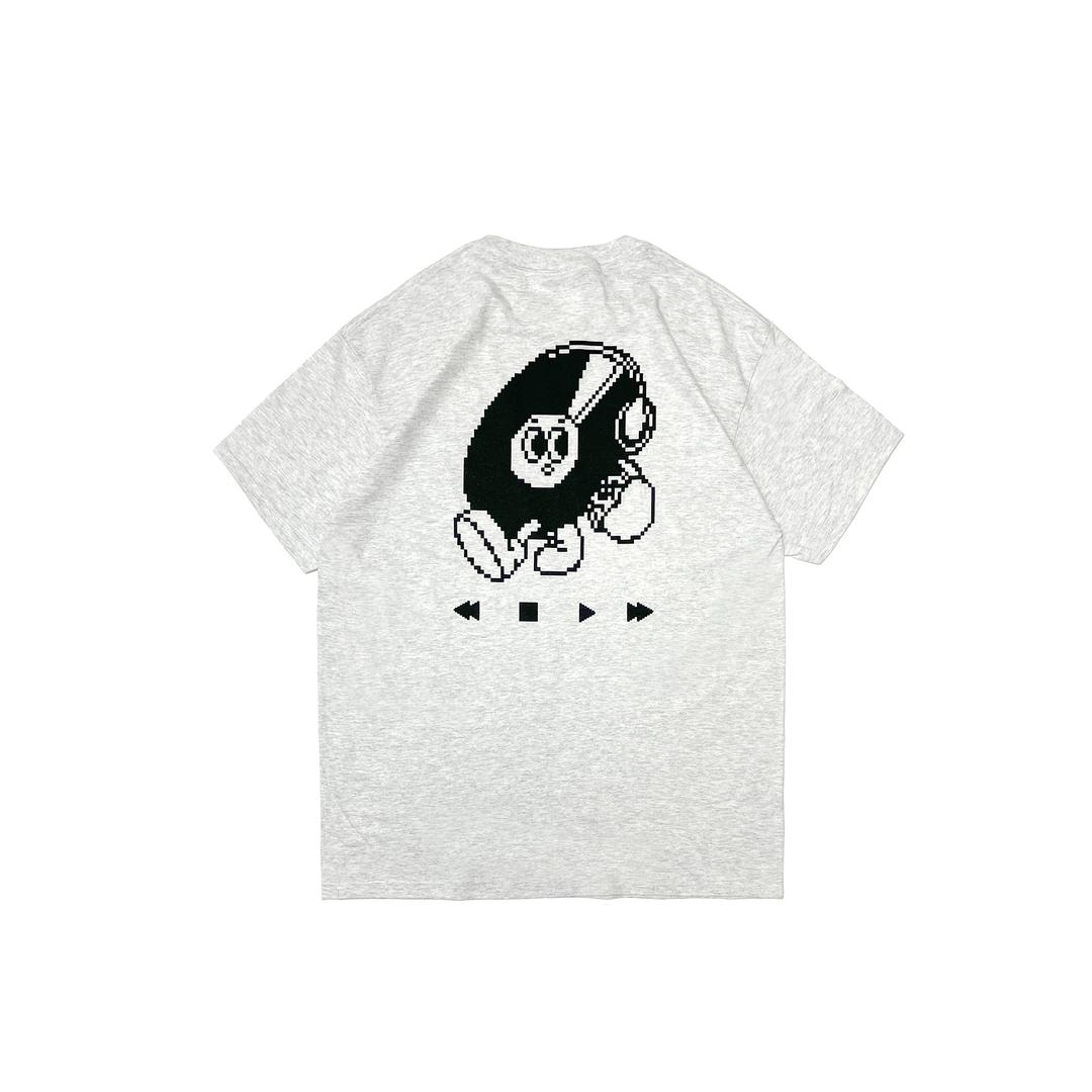 24PP Pixel Walking Vinyl SS Tee (Ash)