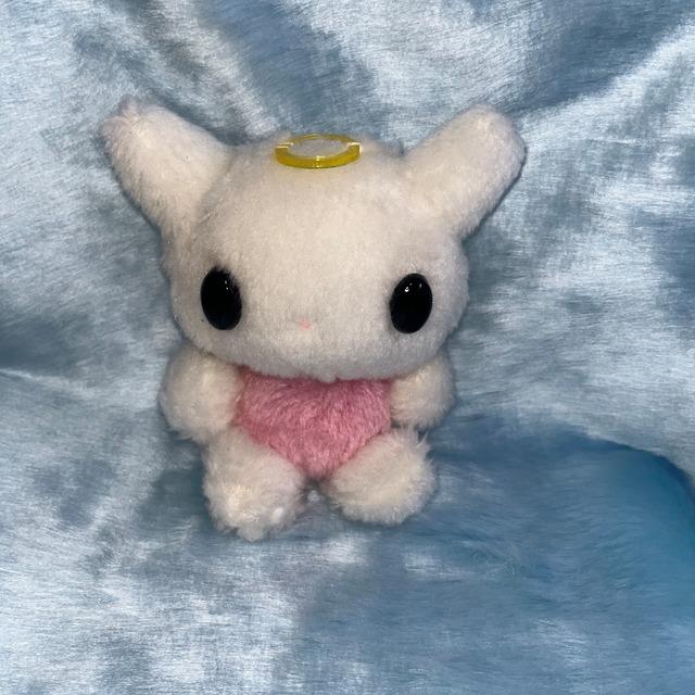 pinky friends!! ぬいぐるみ　どっしりっ子　エンジェルうさぎヤン