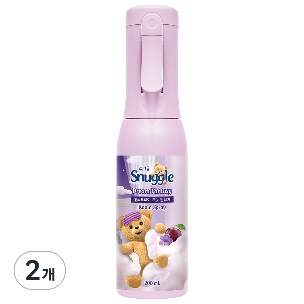 스너글 룸스프레이 드림 판타지 본품, 200ml, 2개 - 실내용방향제 | 쿠팡
