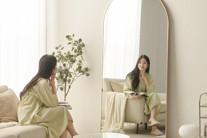 고와랑 미드센추리 아치형 전신거울 3size (700/800/900)