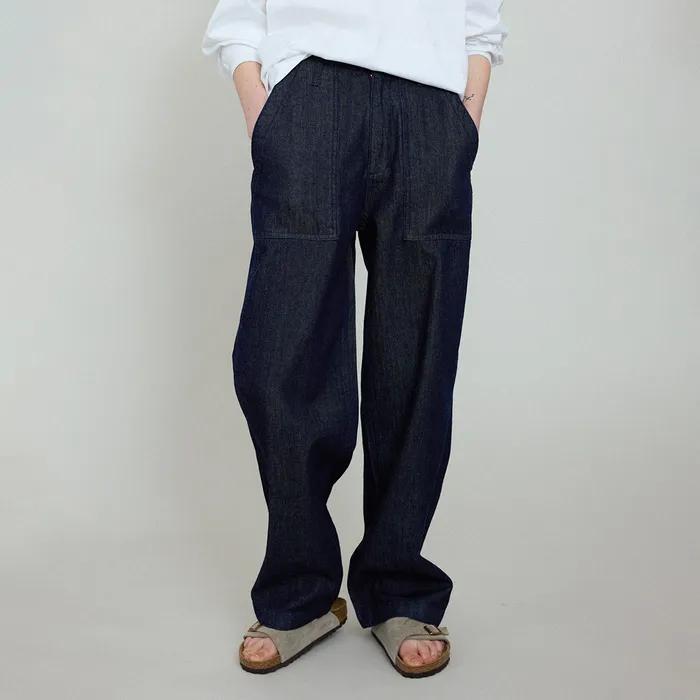 Leau denim fatigue pants_midnight
