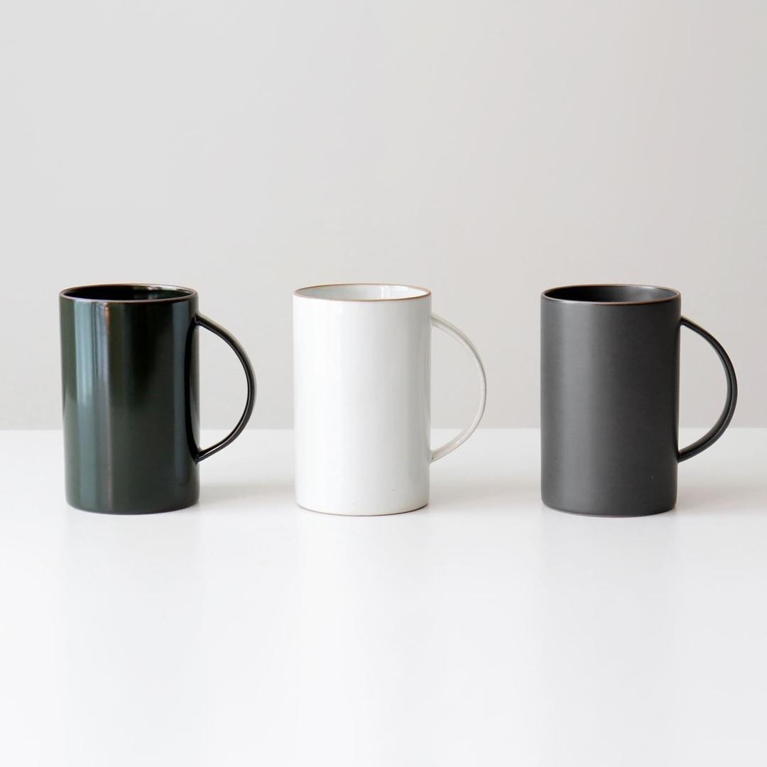 [2P세트] 카모메키친 국내생산 카페 오릇 솔리드 예쁜 머그컵 롱 460ml