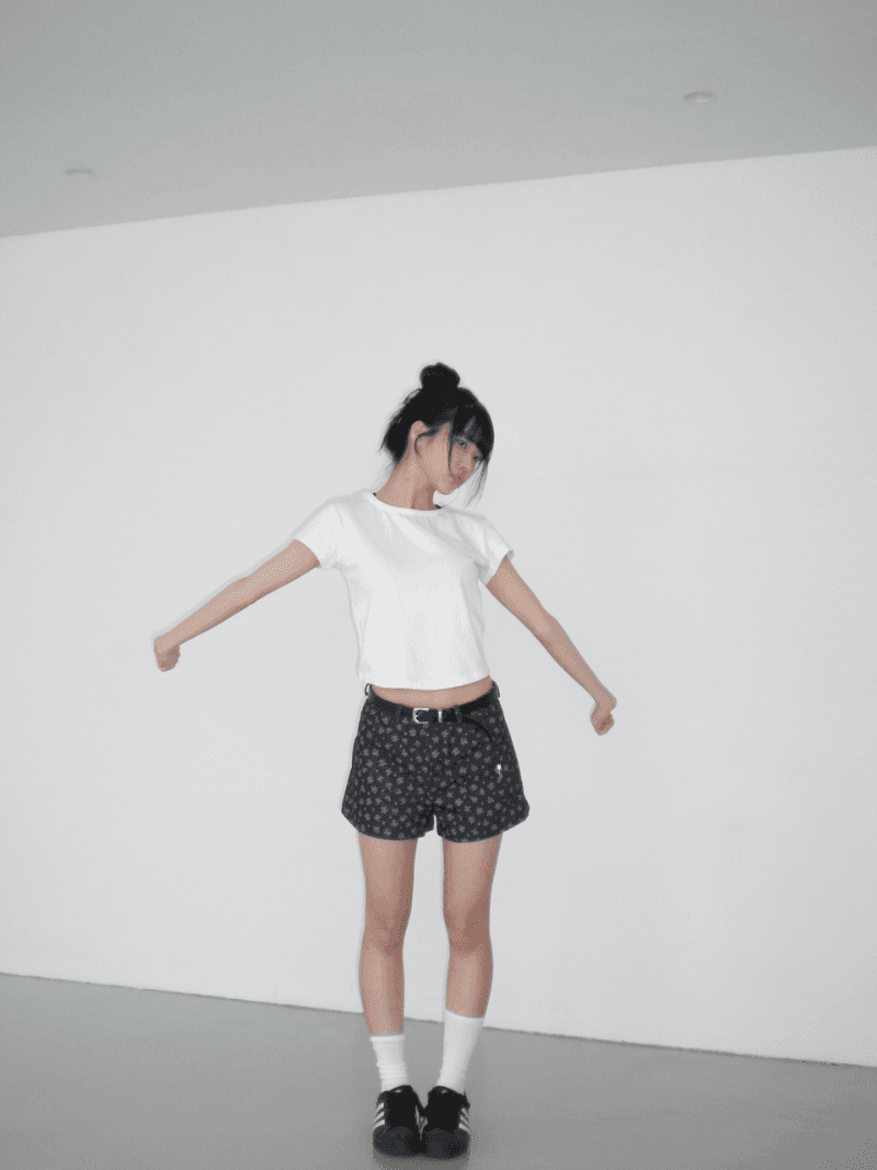 뮤토 Flower short PT