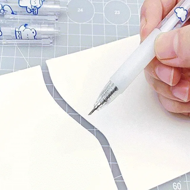 아이디어상품 정밀용 커팅펜 다꾸 커터칼 볼펜칼 스티커공예 펜칼 휴대용 조각도