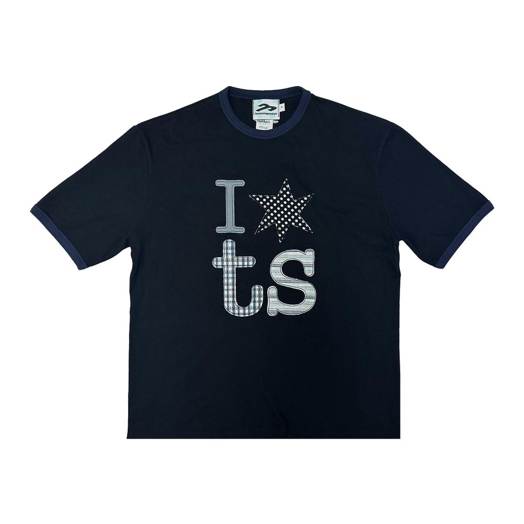 M Ringer Tee in Black
