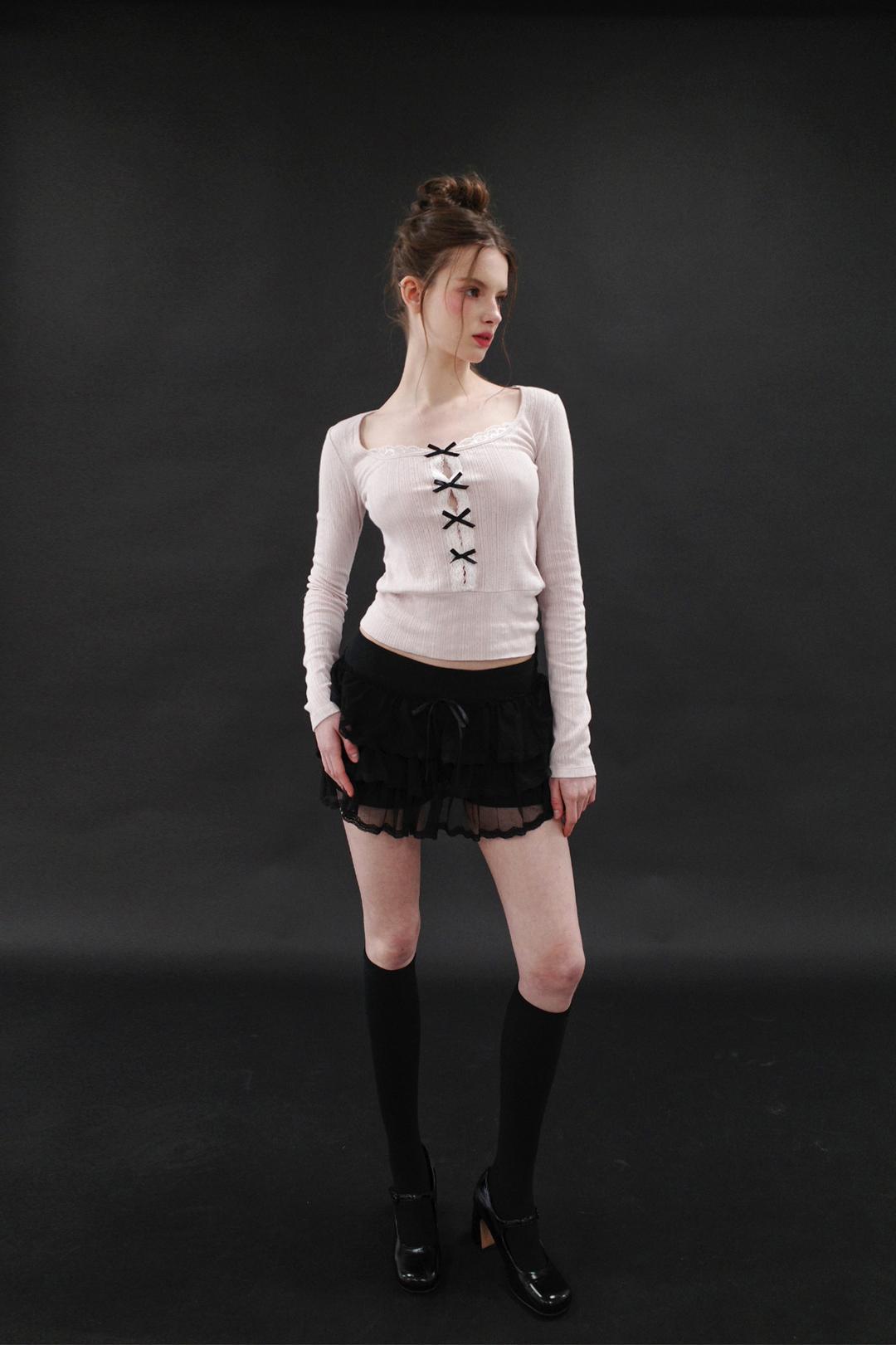 LACE TUTU PANTS (BK)