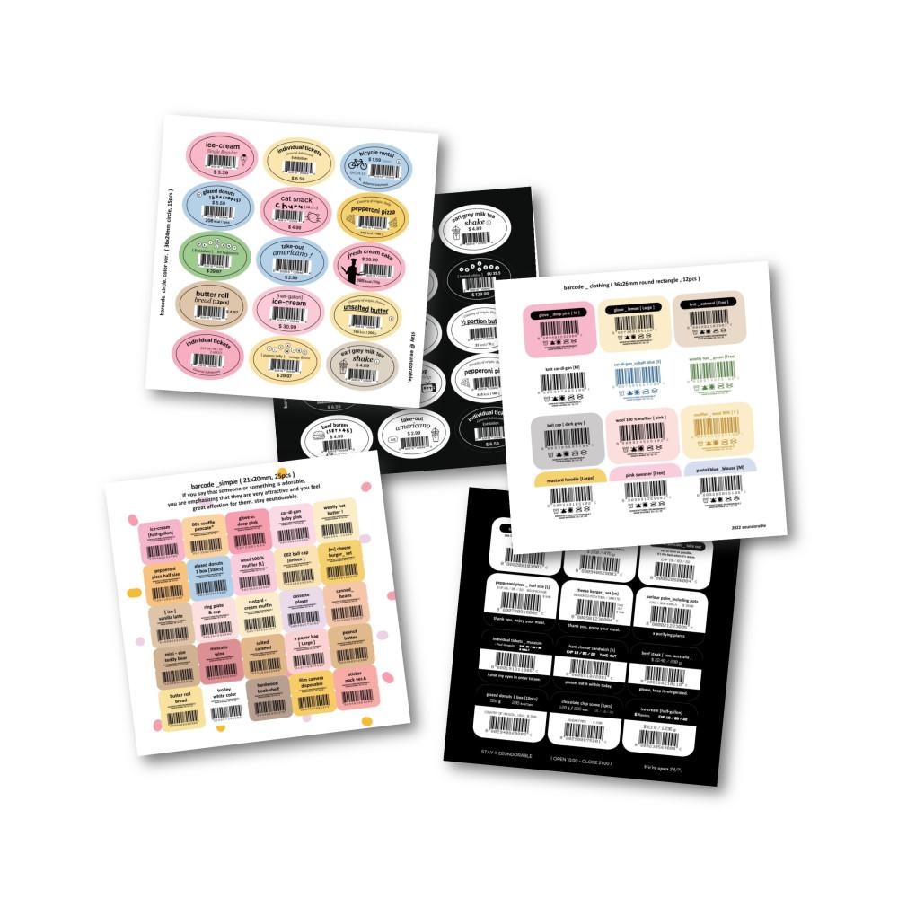 barcode pans sticker