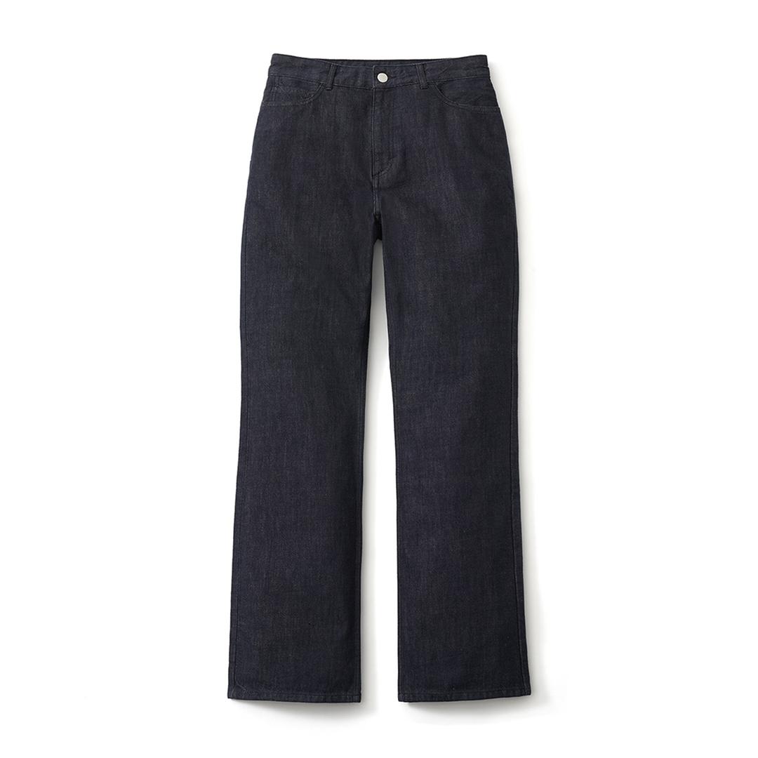 W Semi Boot Cut Denim Pants_Indigo