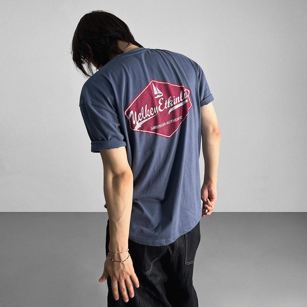 AMERICAN 머슬핏반팔 남자프린팅반팔티