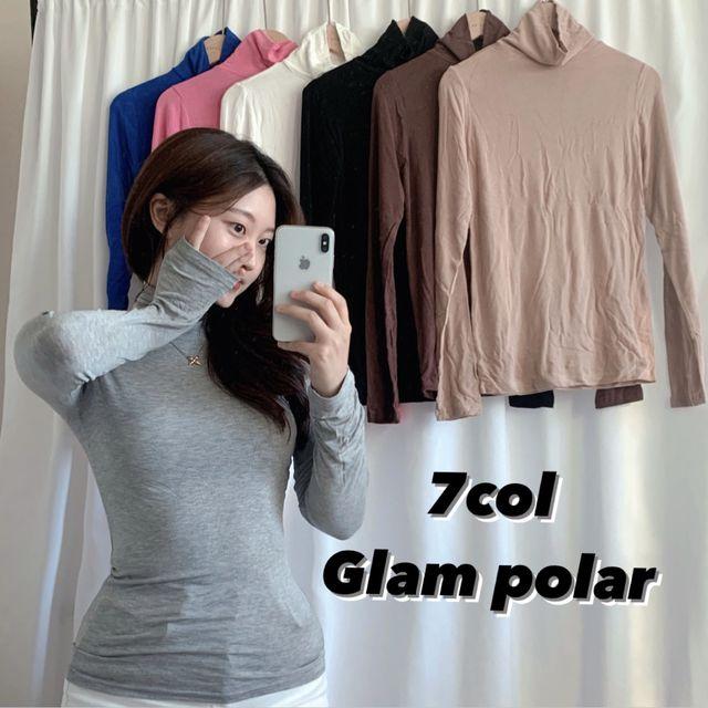 갓성비-[아들섹시/국내제작!]존예 7col 목폴라 스판 은근 시스루 긴팔 이너 레이어드 기본 거즈 티셔츠_리틀페어리