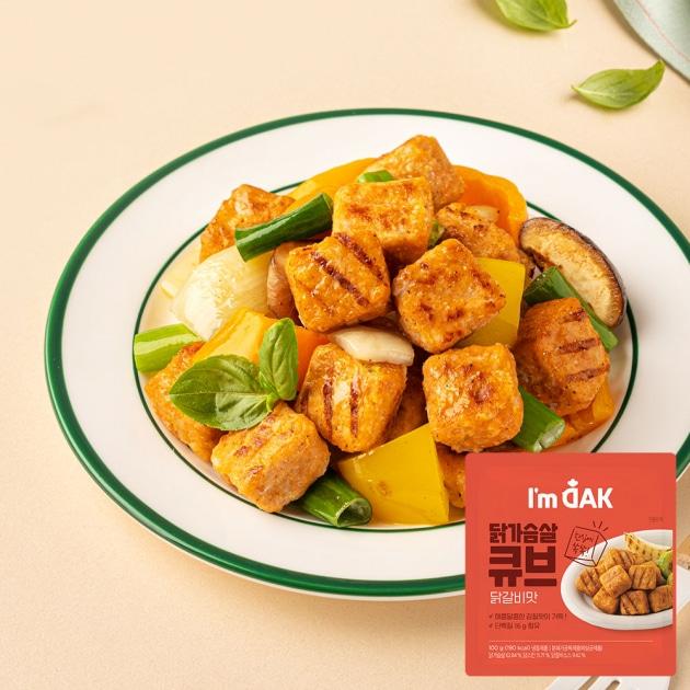 아임닭 닭가슴살 큐브 닭갈비맛 12/18/24/30팩