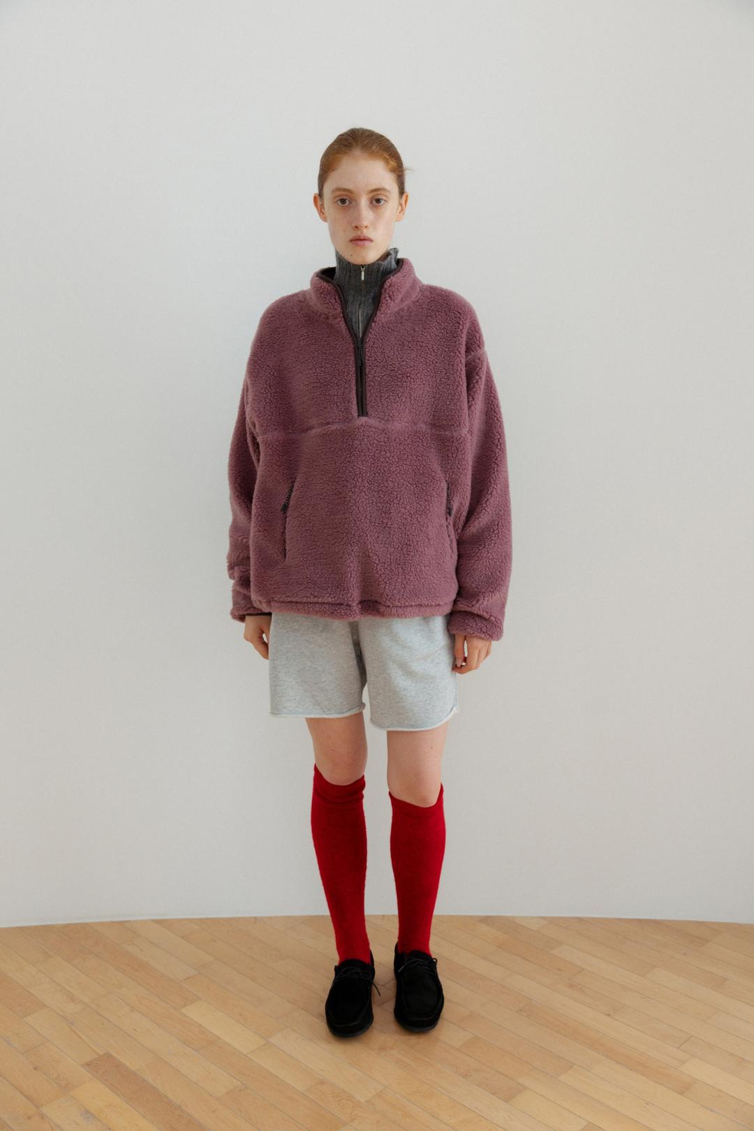 Holland Fleece zip-up (pink)